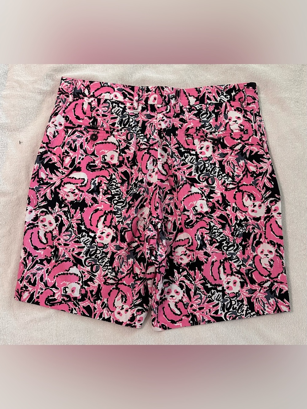 Lilly Pulitzer Men’s Beaumont Short NWT Size 34 Hangin With My Boo Hibiscus Pink